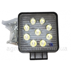Фара квадратна LED 27w (вузький промінь)