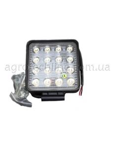 Фара квадратна LED 48w (вузький промінь)