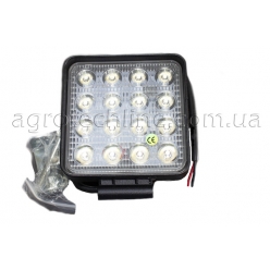 Фара квадратна LED 48w (вузький промінь)