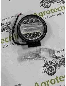 Фара кругла LED 72w (комбінована)